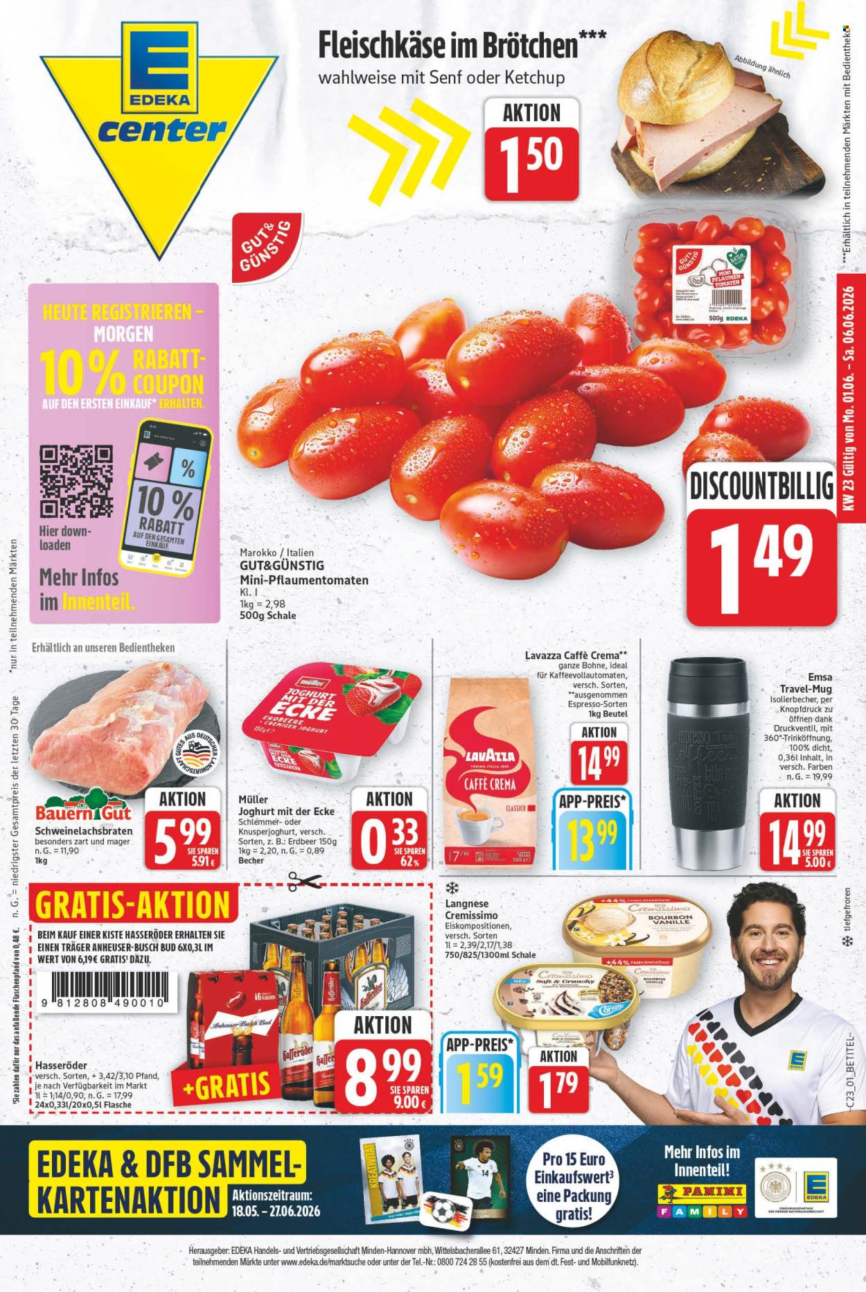 E center Prospekte  - 1.06.2026 - 6.06.2026. Seite 1