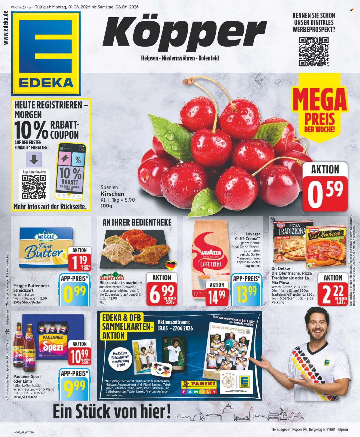 Edeka Prospekte  - 1.06.2026 - 6.06.2026. Seite 1