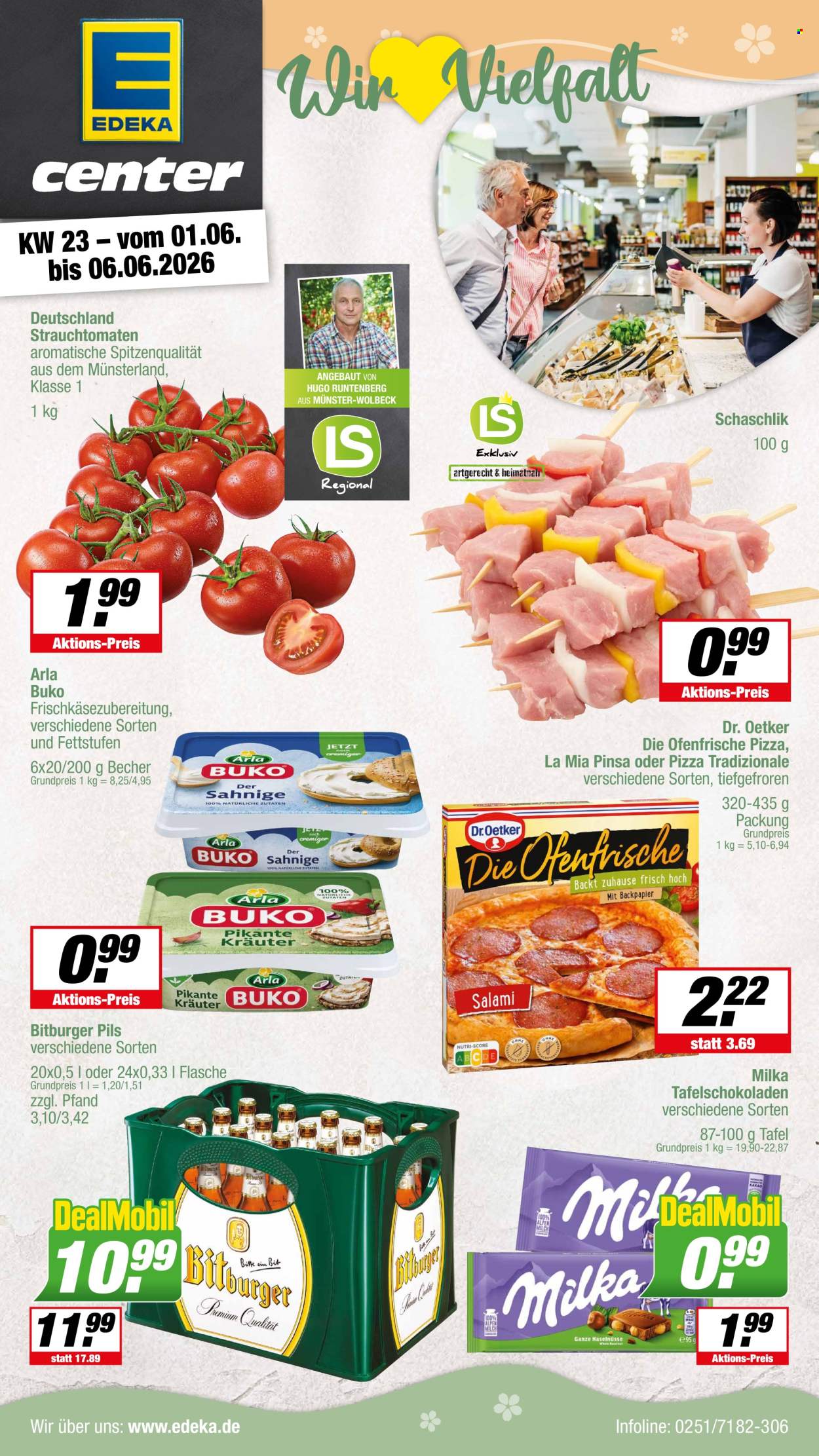 E center Prospekte  - 1.06.2026 - 6.06.2026. Seite 1