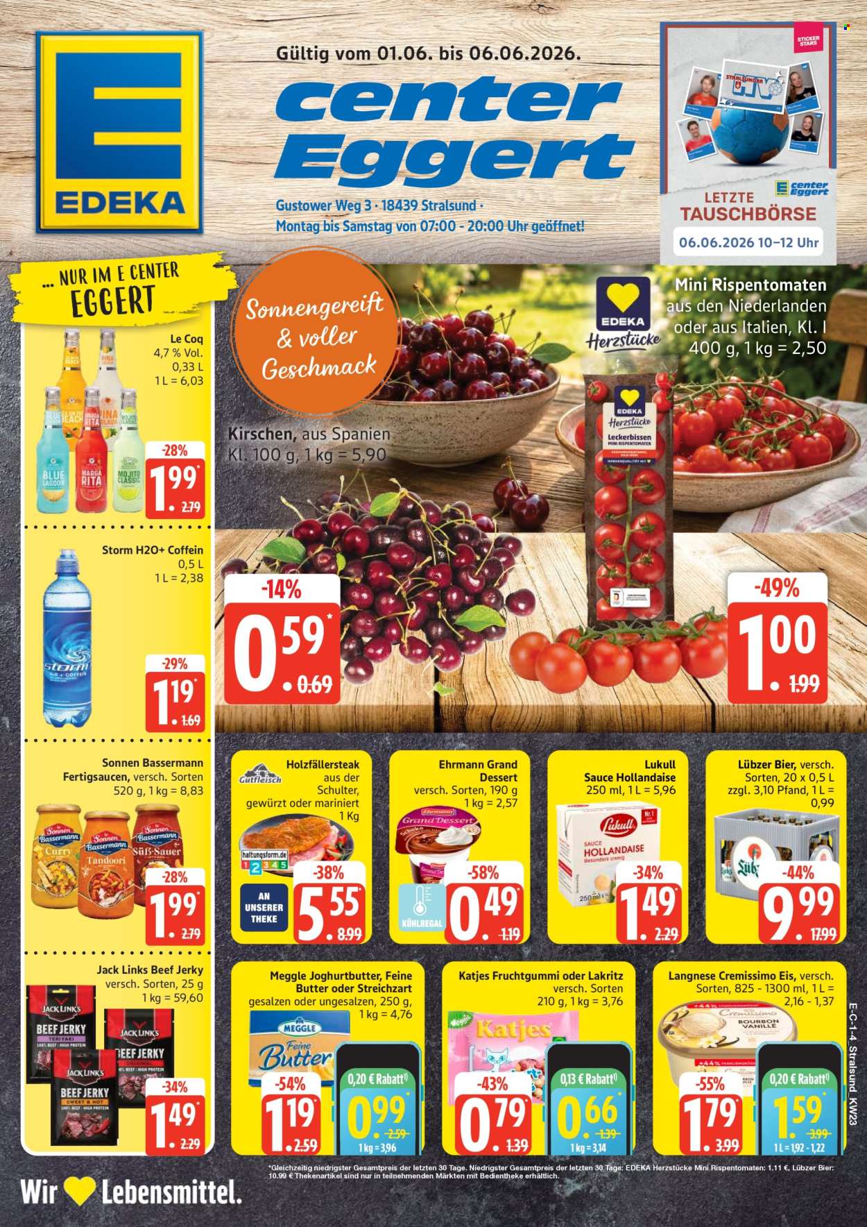 E center Prospekte  - 1.06.2026 - 6.06.2026. Seite 1