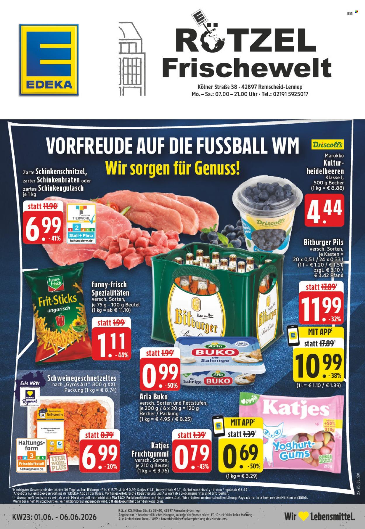 Edeka Prospekte  - 1.06.2026 - 6.06.2026. Seite 1