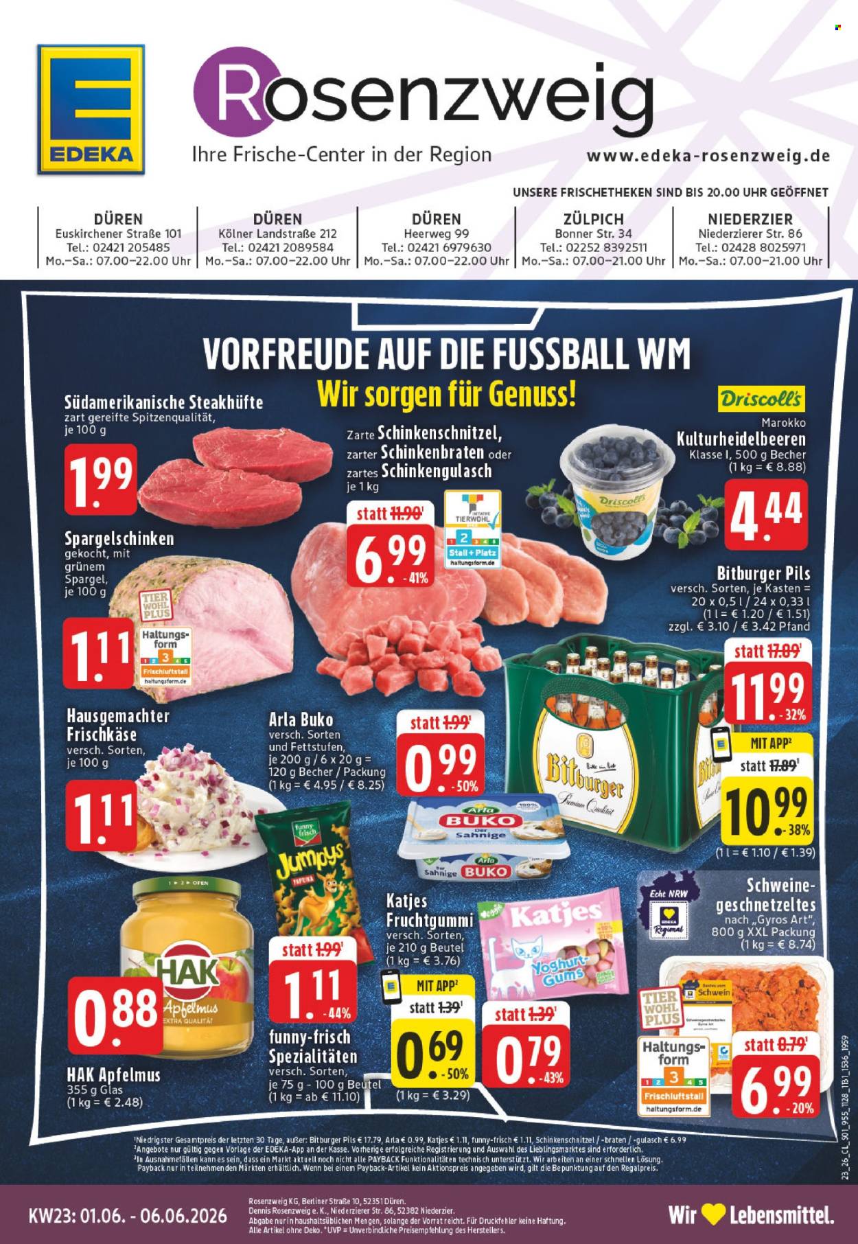 Edeka Prospekte  - 1.06.2026 - 6.06.2026. Seite 1