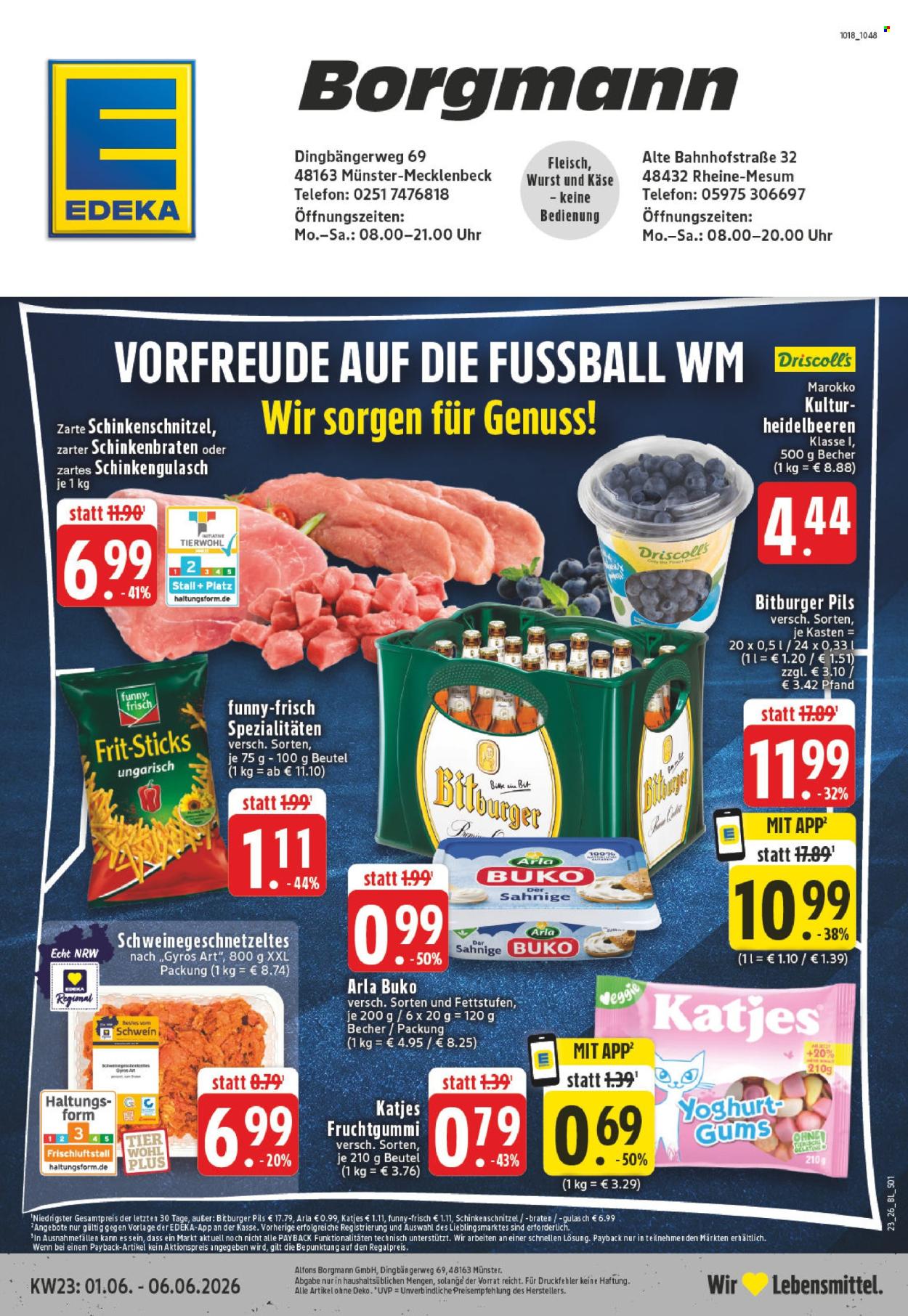 Edeka Prospekte  - 1.06.2026 - 6.06.2026. Seite 1