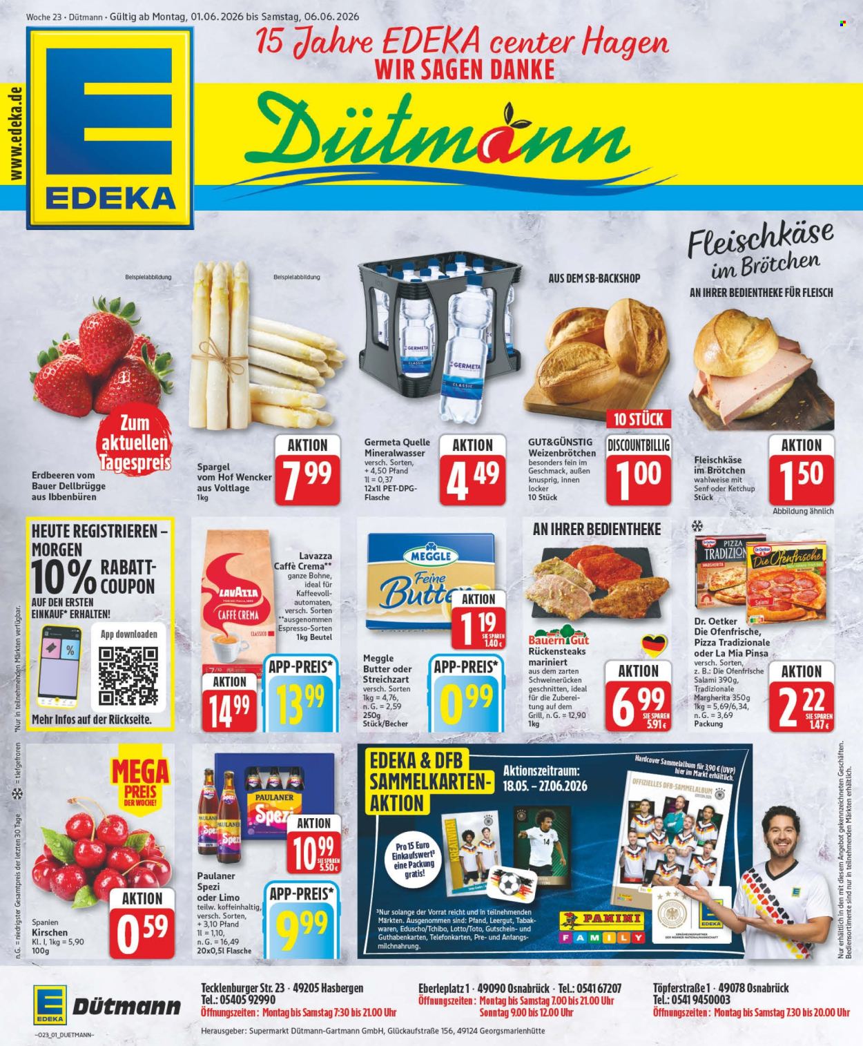 Edeka Prospekte  - 1.06.2026 - 6.06.2026. Seite 1