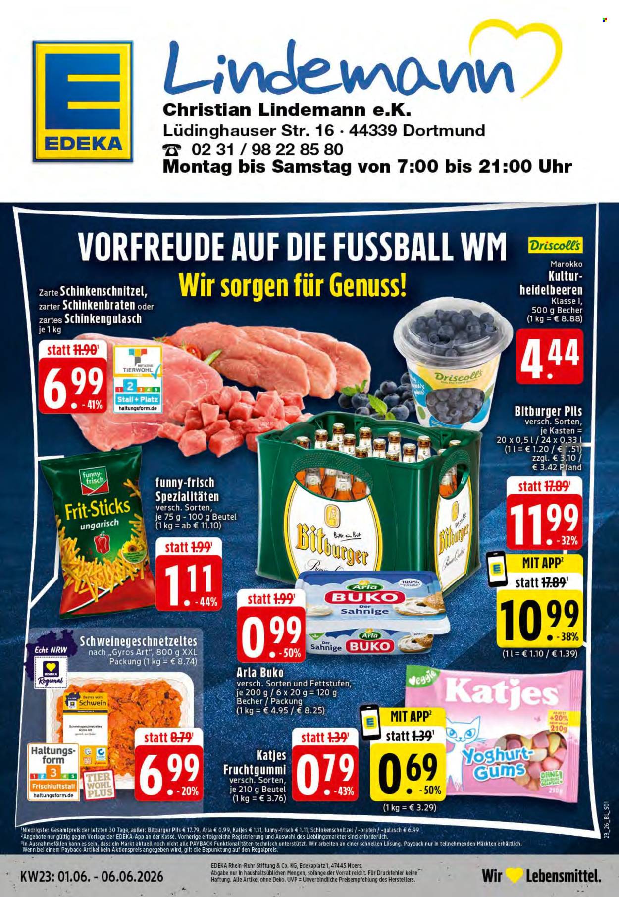 Edeka Prospekte  - 1.06.2026 - 6.06.2026. Seite 1