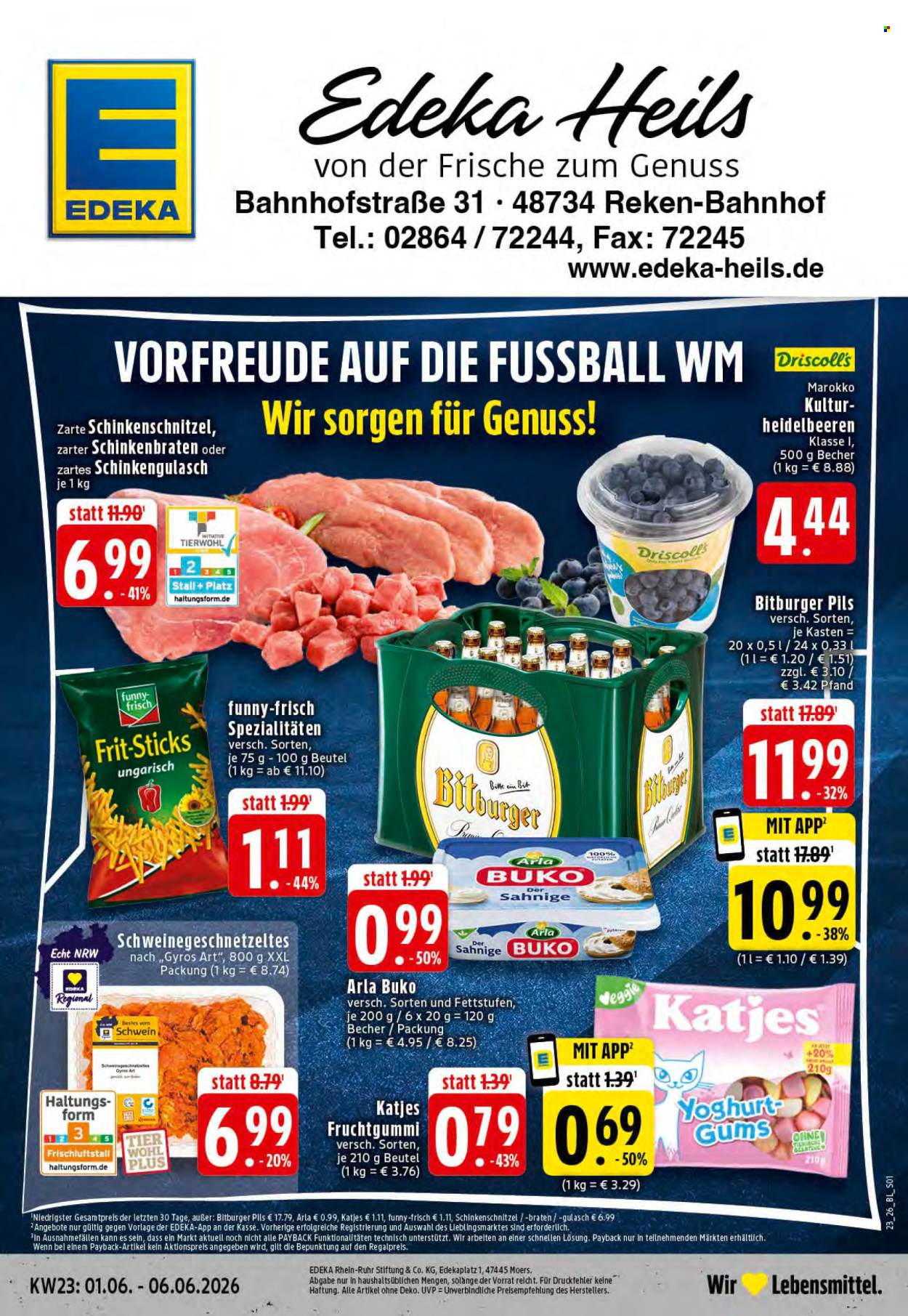 Edeka Prospekte  - 1.06.2026 - 6.06.2026. Seite 1