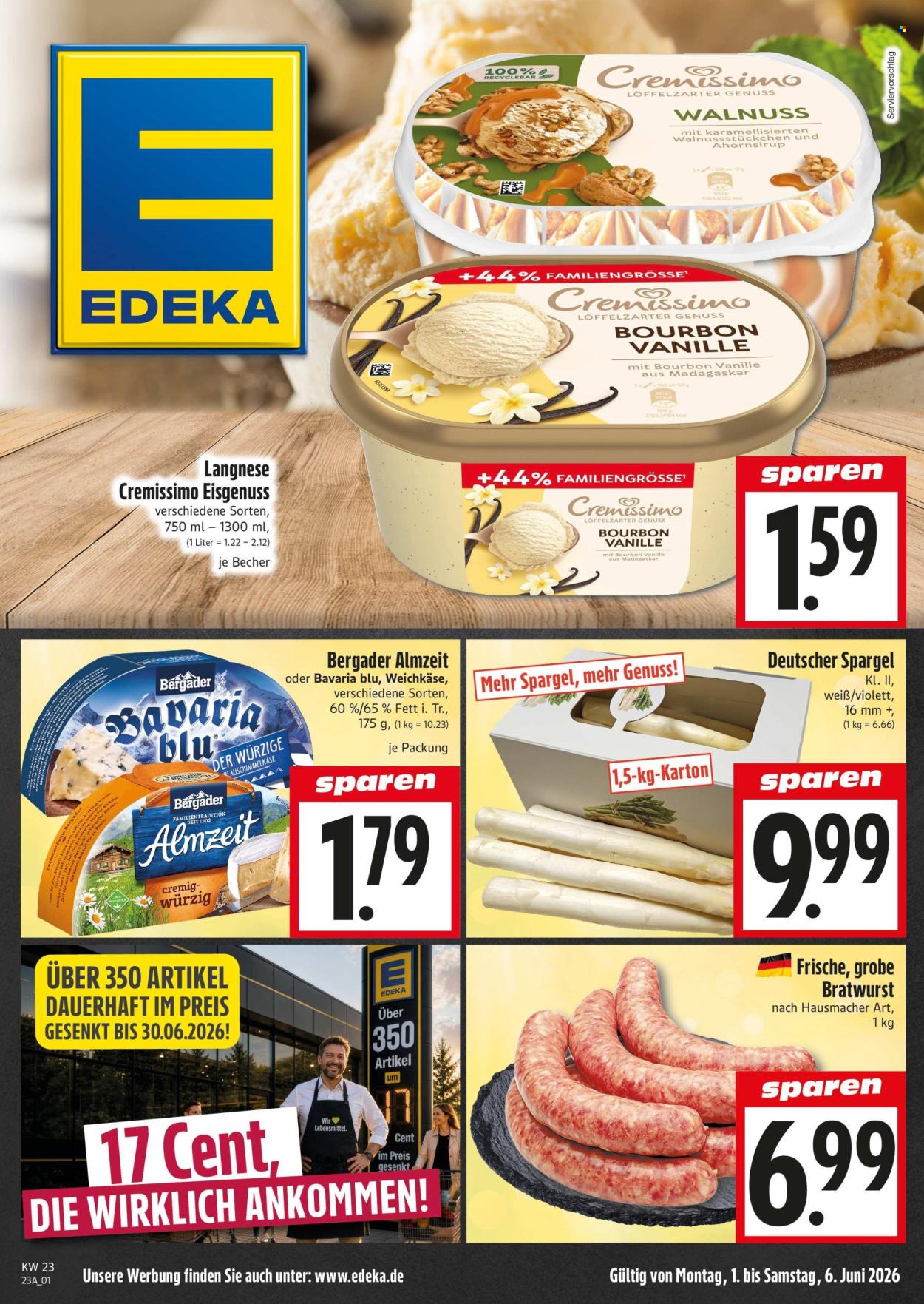Edeka Prospekte  - 1.06.2026 - 6.06.2026. Seite 1