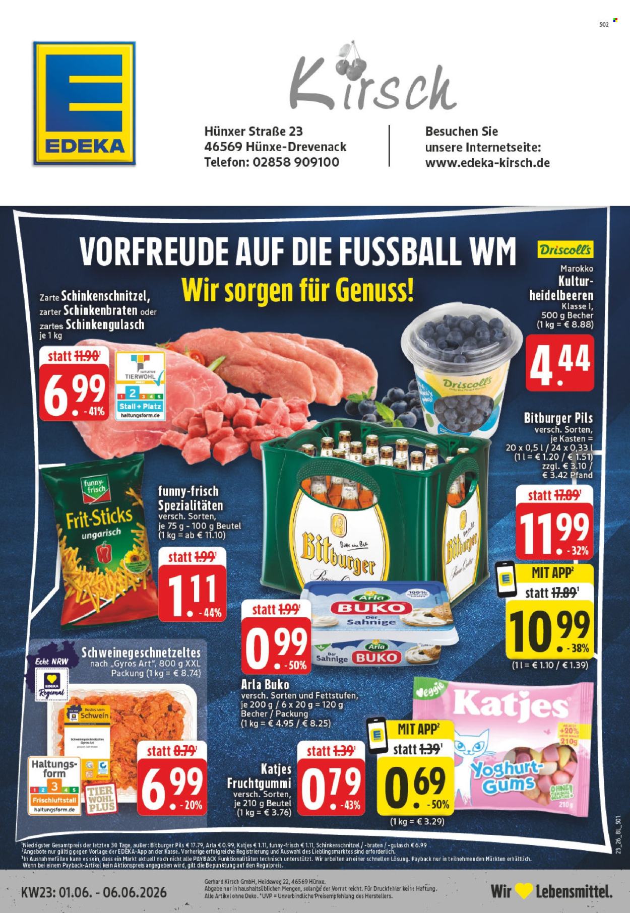 Edeka Prospekte  - 1.06.2026 - 6.06.2026. Seite 1