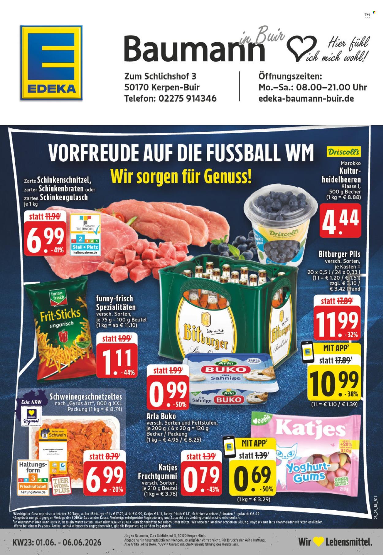 Edeka Prospekte  - 1.06.2026 - 6.06.2026. Seite 1