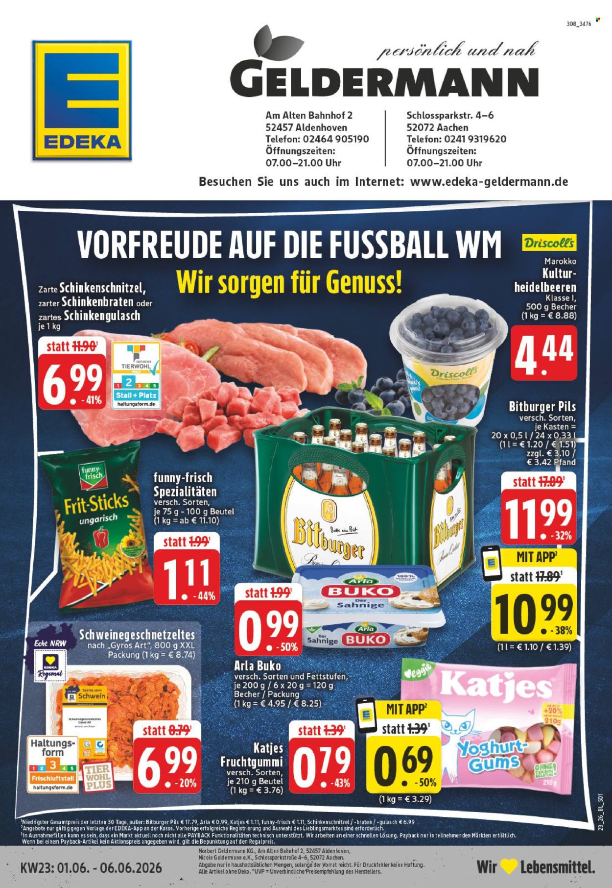Edeka Prospekte  - 1.06.2026 - 6.06.2026. Seite 1