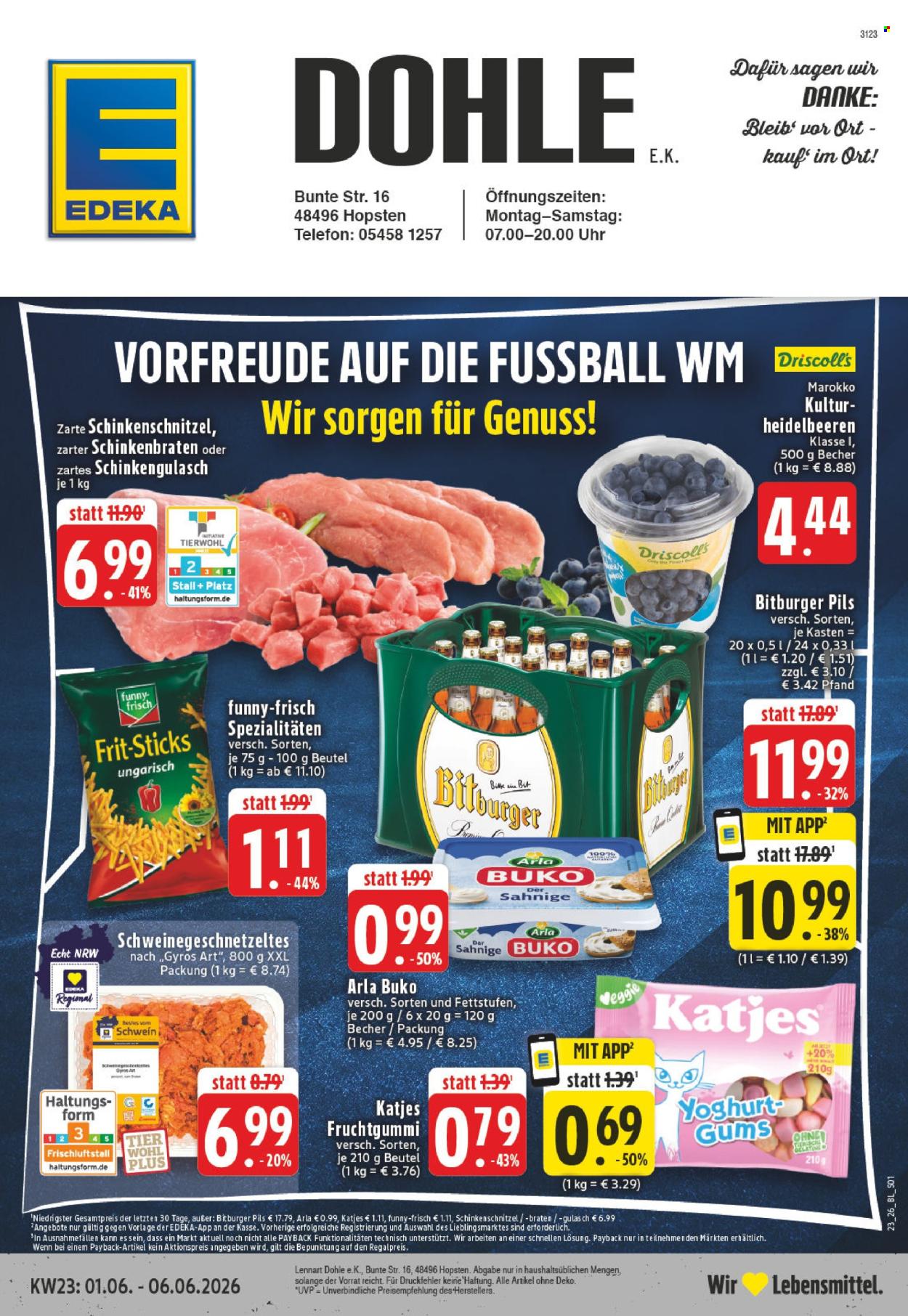 Edeka Prospekte  - 1.06.2026 - 6.06.2026. Seite 1