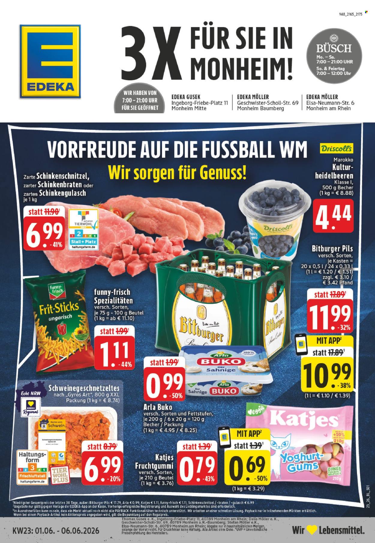 Edeka Prospekte  - 1.06.2026 - 6.06.2026. Seite 1