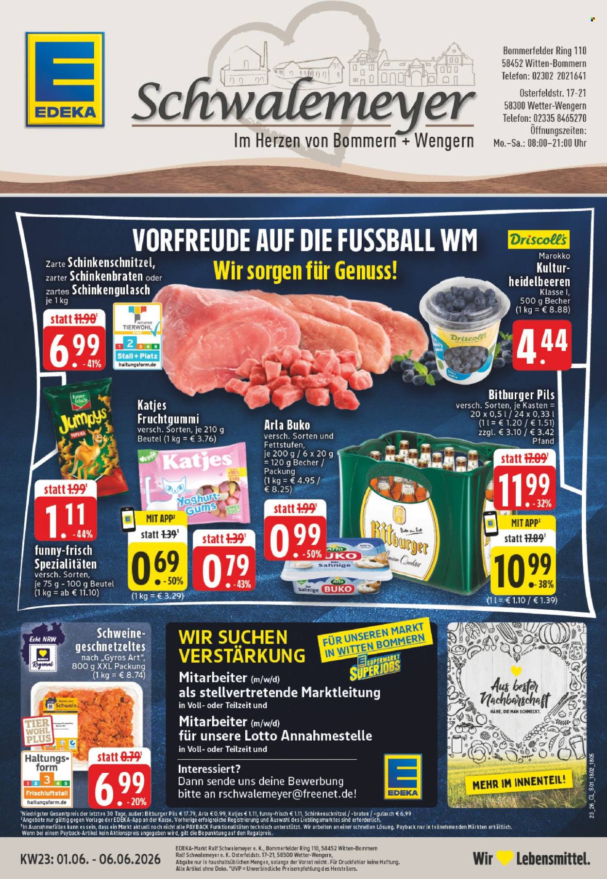 Edeka Prospekte  - 1.06.2026 - 6.06.2026. Seite 1