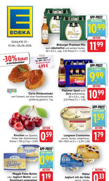 Prospekte Edeka - 1.06.2026 - 6.06.2026.