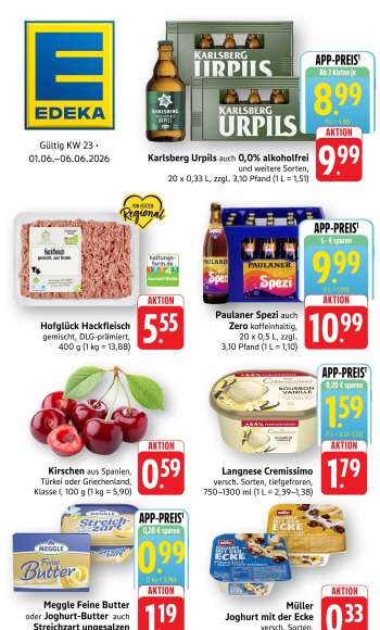 Prospekte Edeka - 1.06.2026 - 6.06.2026.