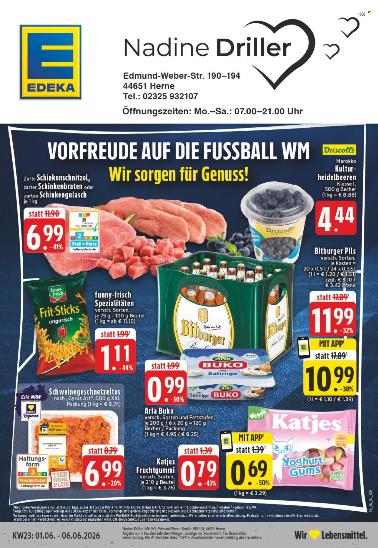 Edeka Prospekte  - 1.06.2026 - 6.06.2026. Seite 1