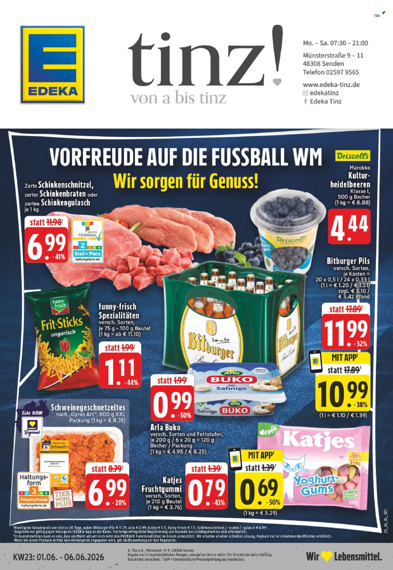 Edeka Prospekte  - 1.06.2026 - 6.06.2026. Seite 1