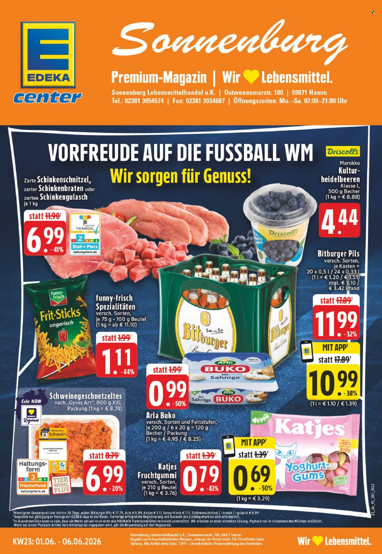 E center Prospekte  - 1.06.2026 - 6.06.2026. Seite 1