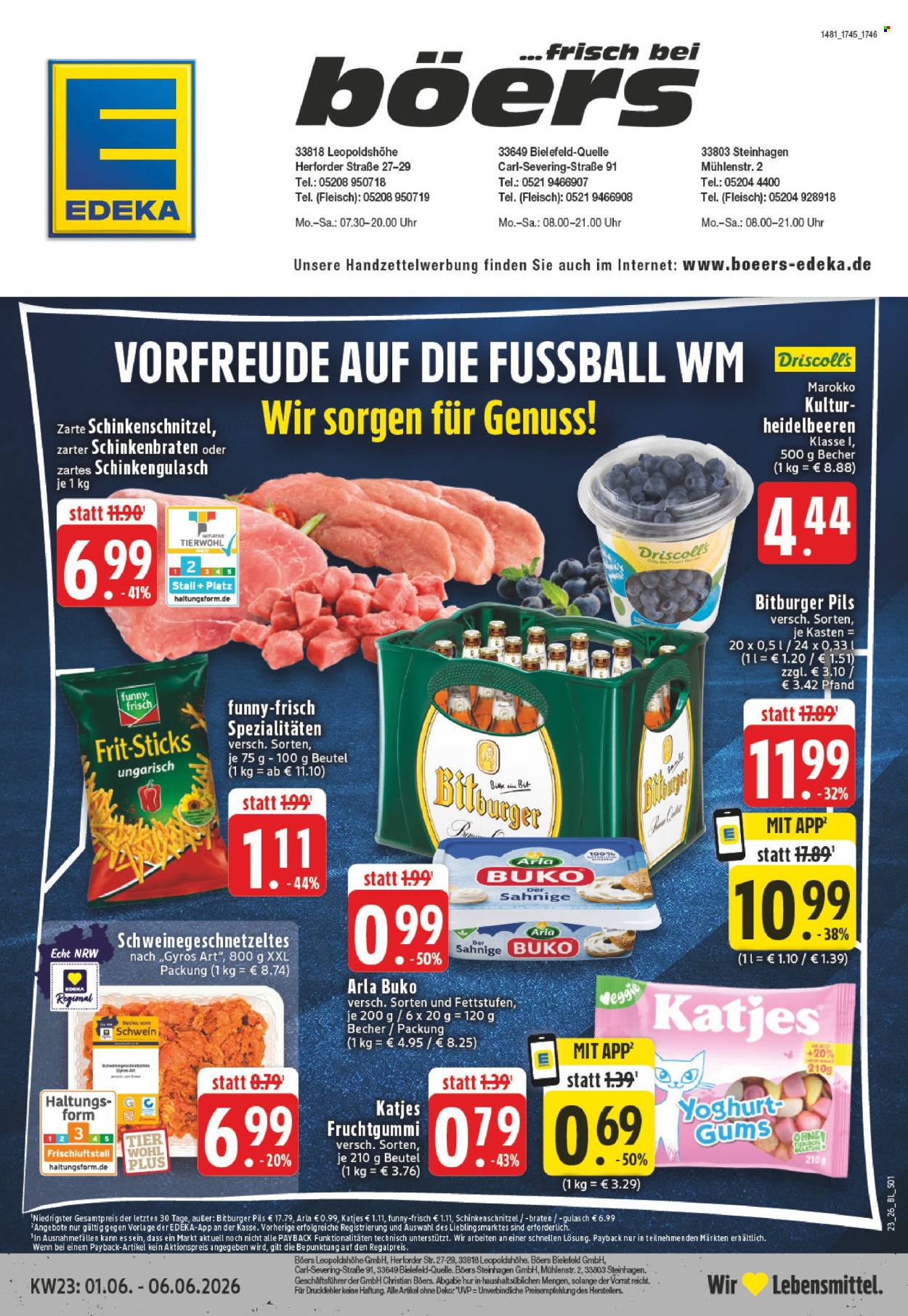 Edeka Prospekte  - 1.06.2026 - 6.06.2026. Seite 1