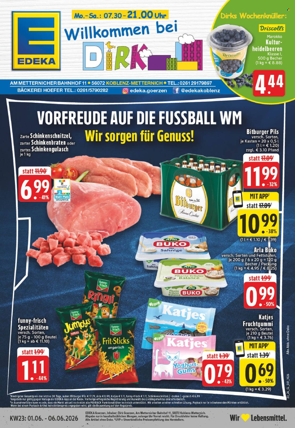 Edeka Prospekte  - 1.06.2026 - 6.06.2026. Seite 1