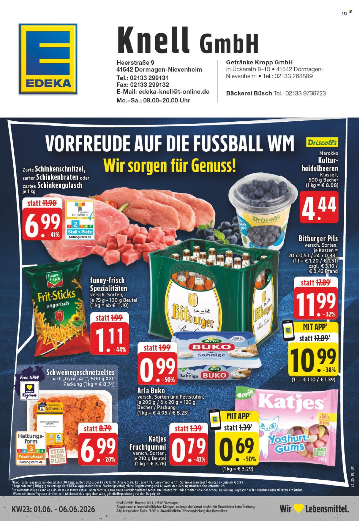 Edeka Prospekte  - 1.06.2026 - 6.06.2026. Seite 1