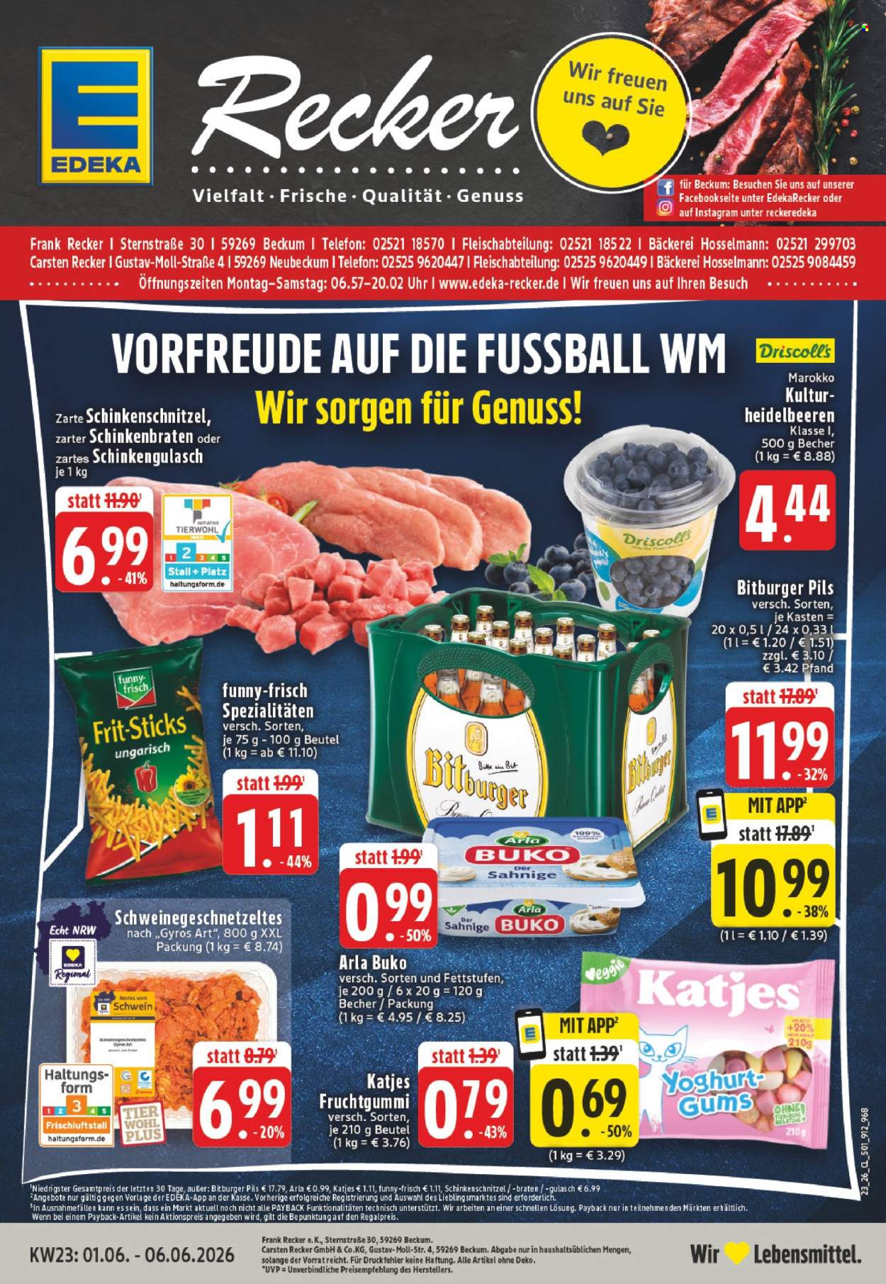 Edeka Prospekte  - 1.06.2026 - 6.06.2026. Seite 1