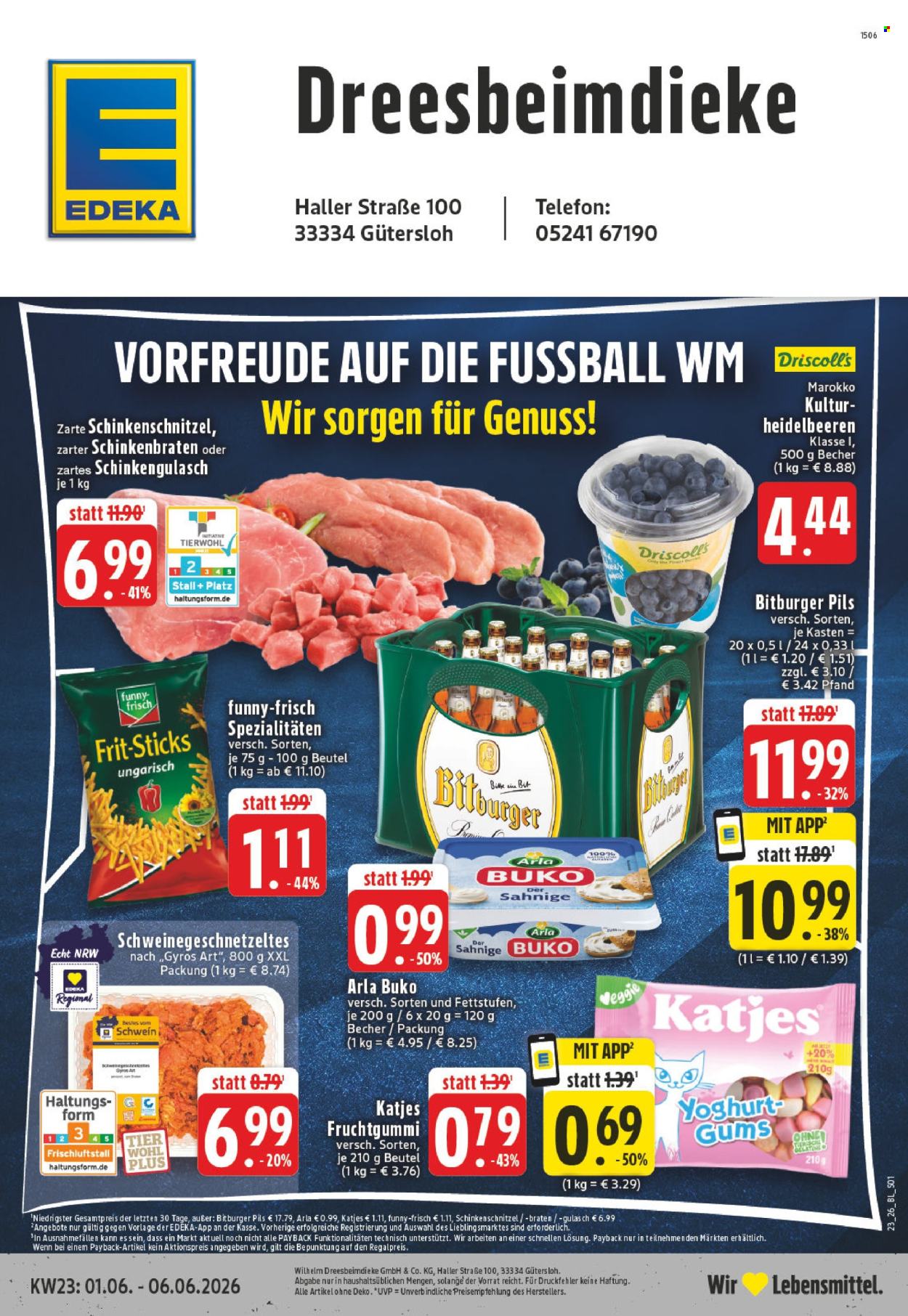 Edeka Prospekte  - 1.06.2026 - 6.06.2026. Seite 1