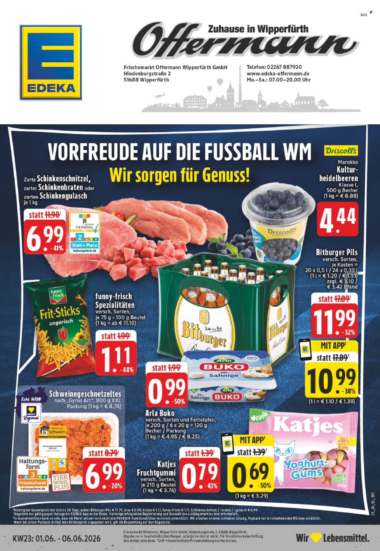 Edeka Prospekte  - 1.06.2026 - 6.06.2026. Seite 1