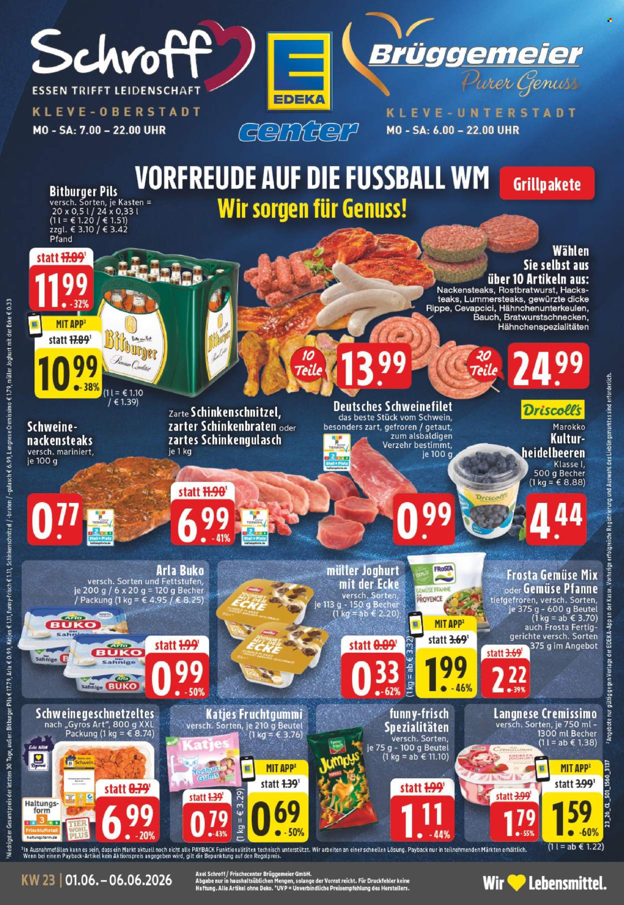 E center Prospekte  - 1.06.2026 - 6.06.2026. Seite 1