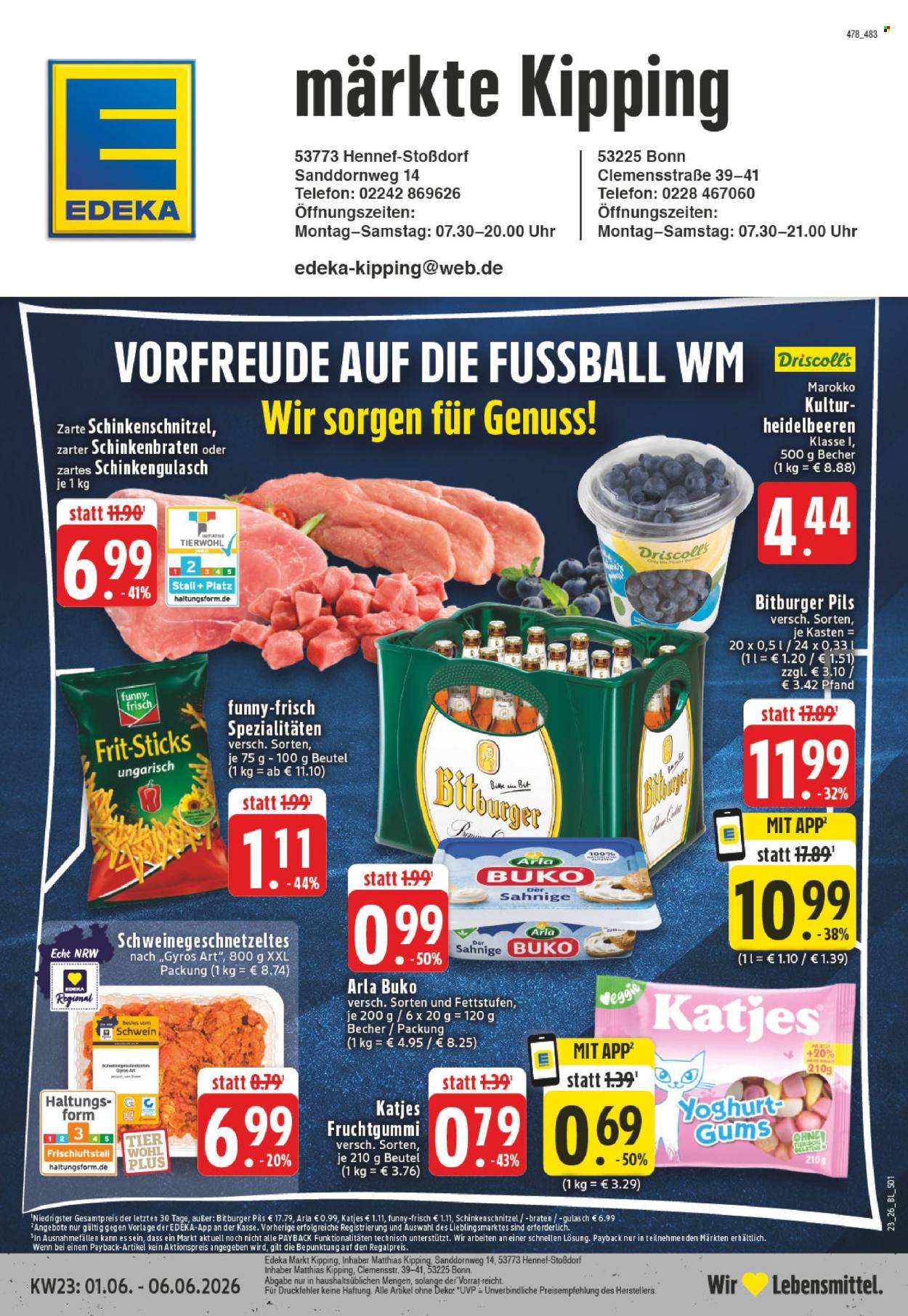 Edeka Prospekte  - 1.06.2026 - 6.06.2026. Seite 1
