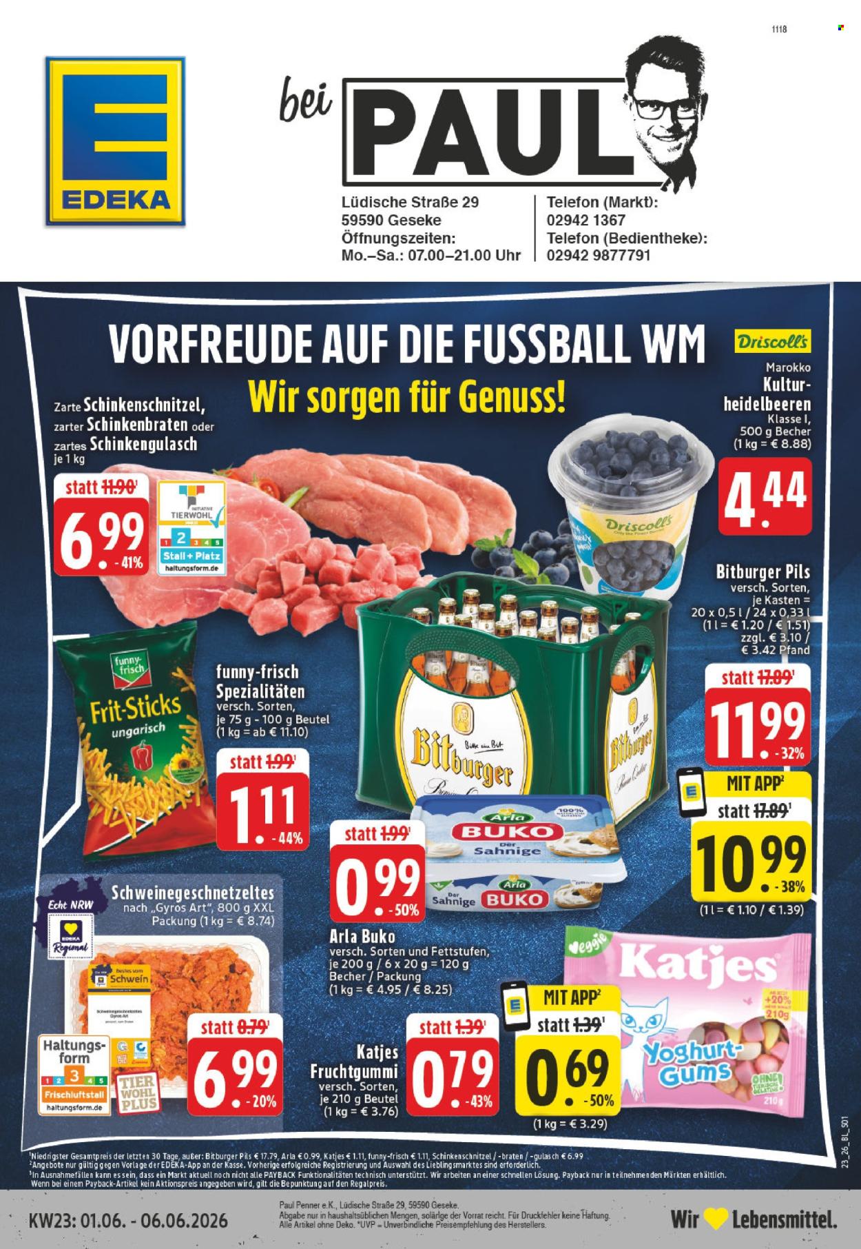 Edeka Prospekte  - 1.06.2026 - 6.06.2026. Seite 1