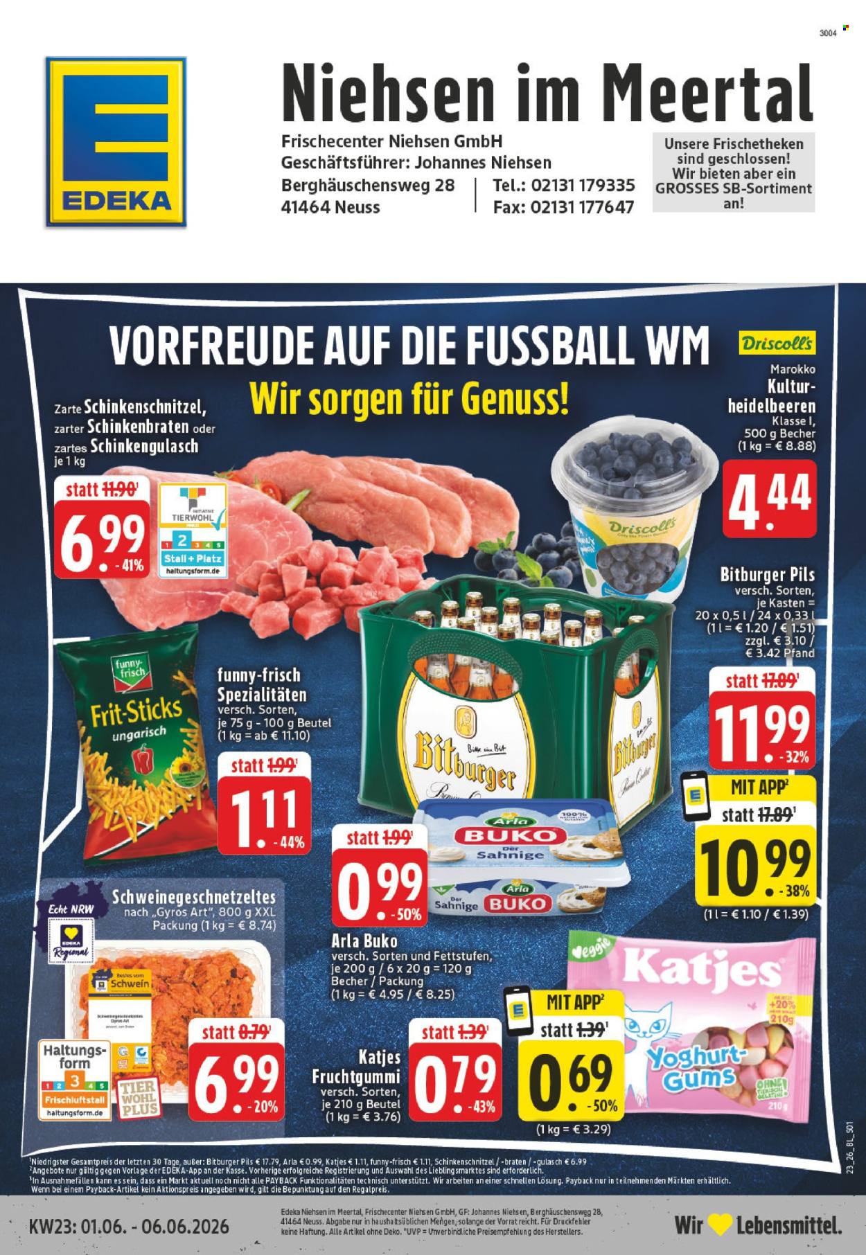 Edeka Prospekte  - 1.06.2026 - 6.06.2026. Seite 1