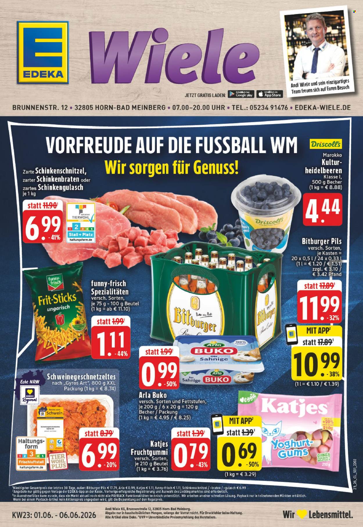 Edeka Prospekte  - 1.06.2026 - 6.06.2026. Seite 1