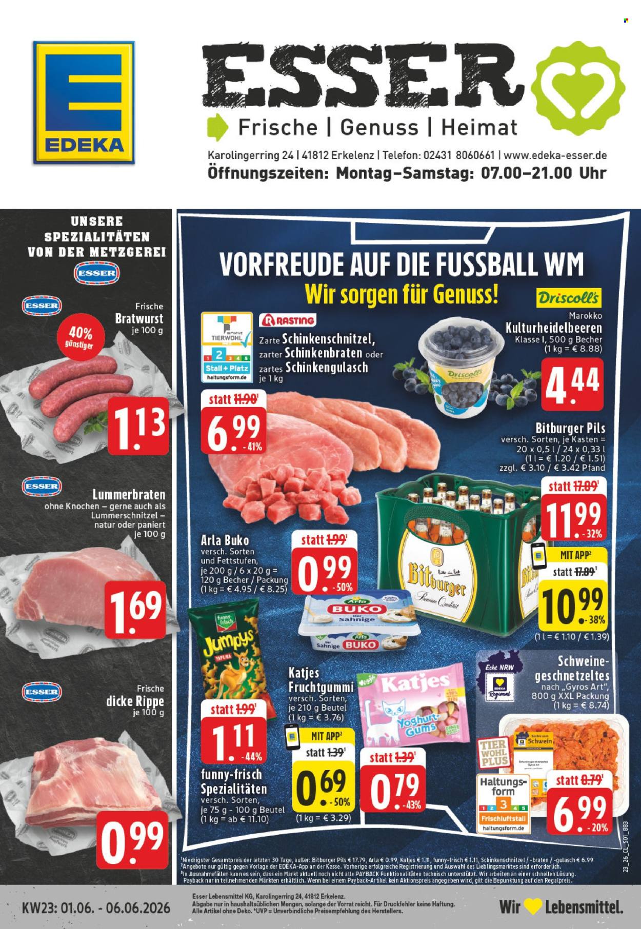 Edeka Prospekte  - 1.06.2026 - 6.06.2026. Seite 1