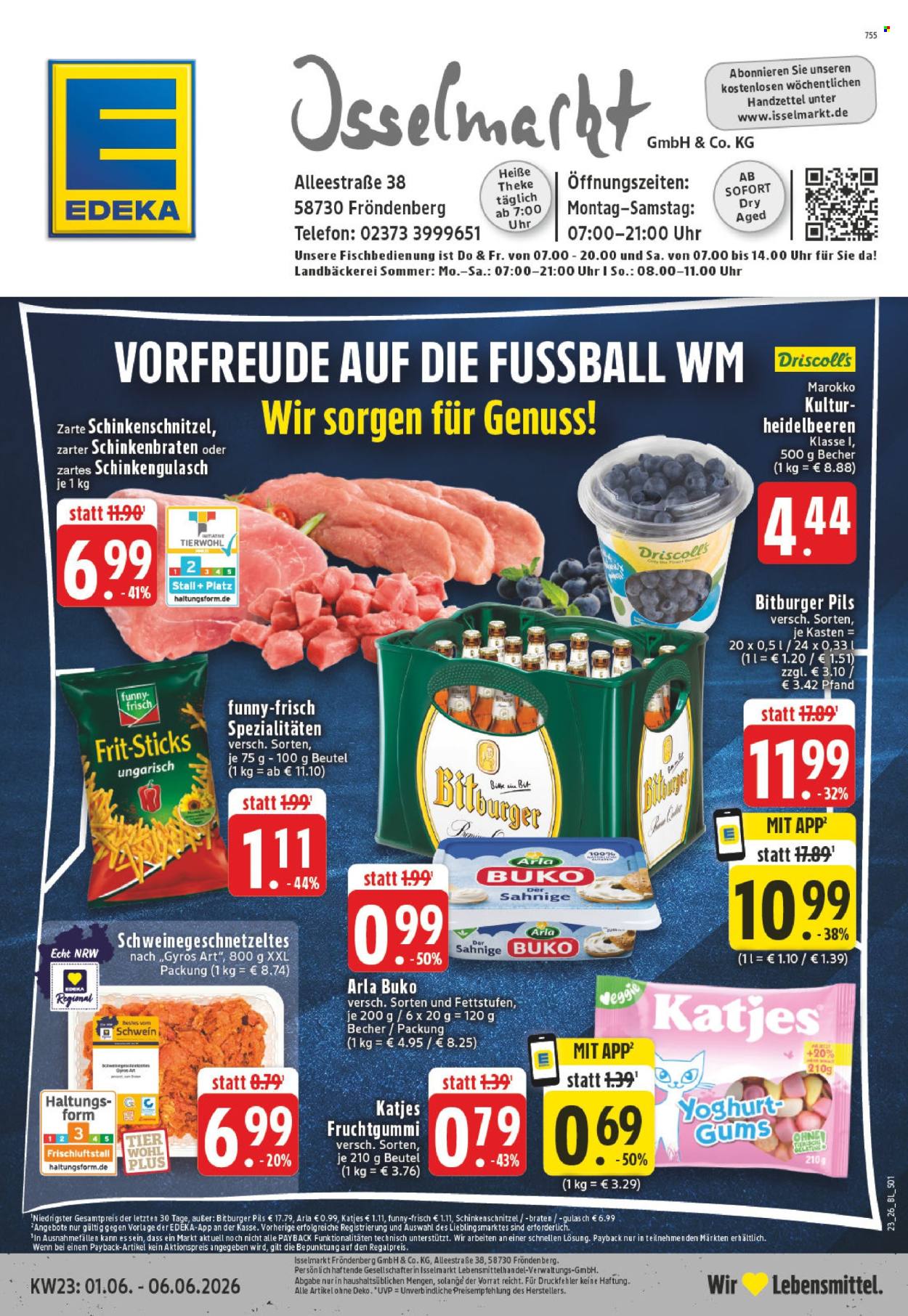Edeka Prospekte  - 1.06.2026 - 6.06.2026. Seite 1