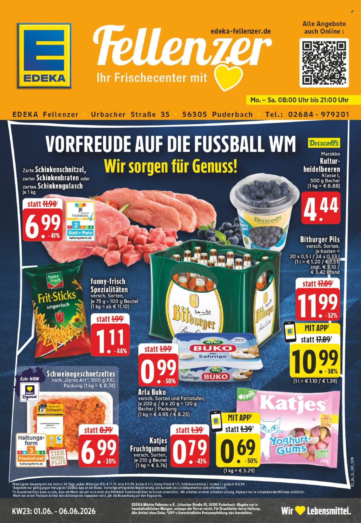 Edeka Prospekte  - 1.06.2026 - 6.06.2026. Seite 1
