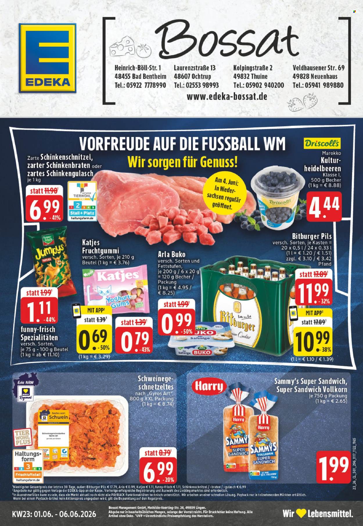 Edeka Prospekte  - 1.06.2026 - 6.06.2026. Seite 1
