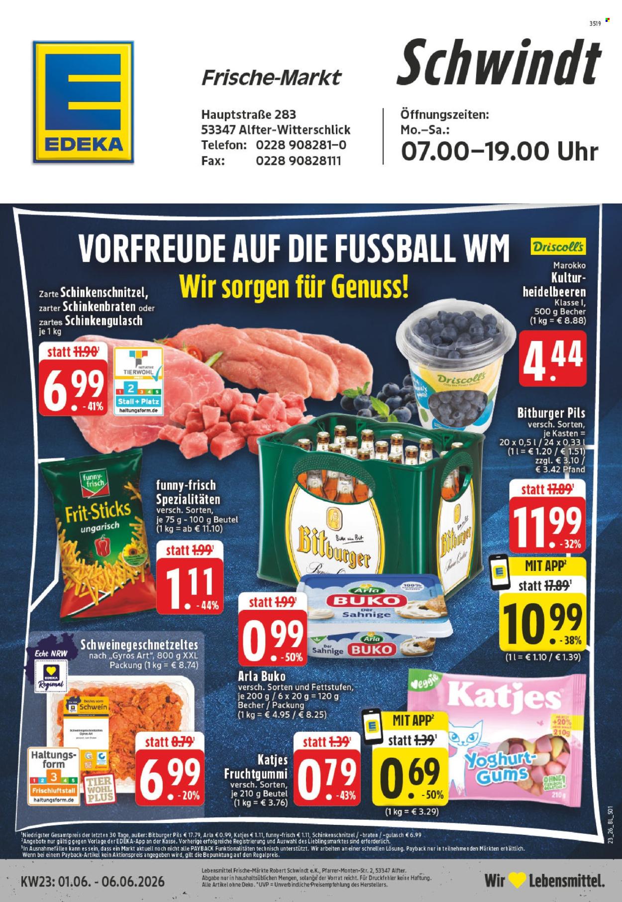 Edeka Prospekte  - 1.06.2026 - 6.06.2026. Seite 1