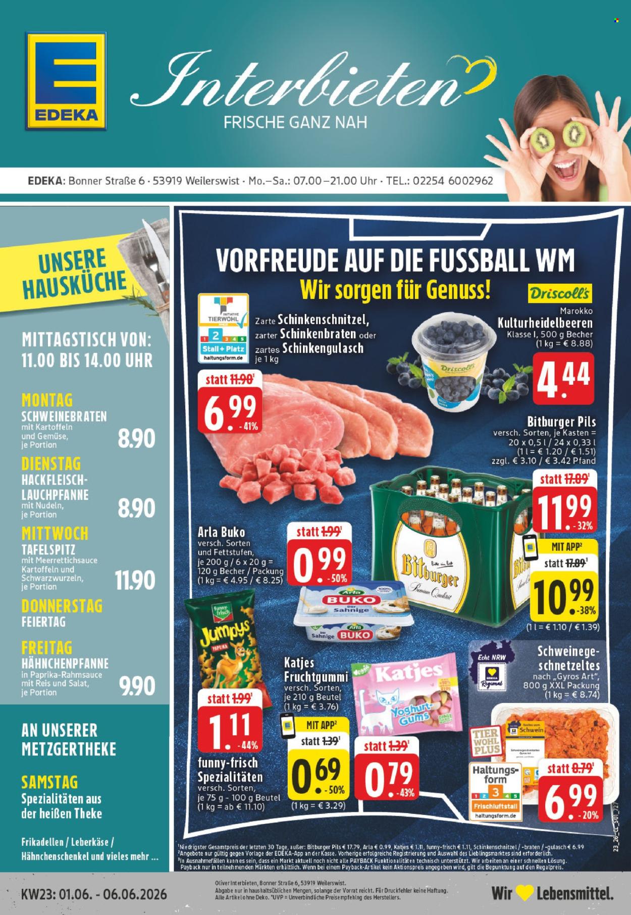 Edeka Prospekte  - 1.06.2026 - 6.06.2026. Seite 1