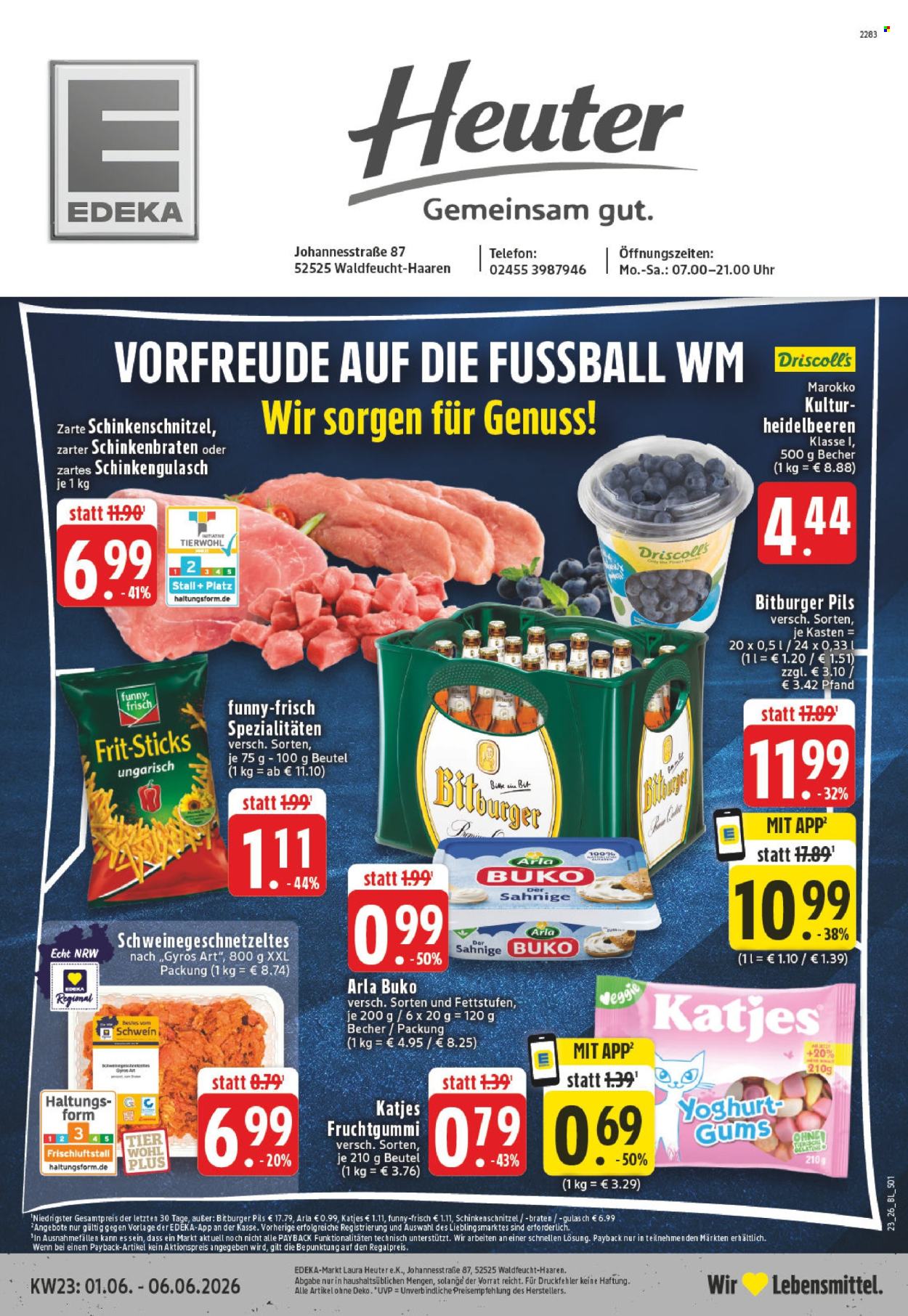 Edeka Prospekte  - 1.06.2026 - 6.06.2026. Seite 1