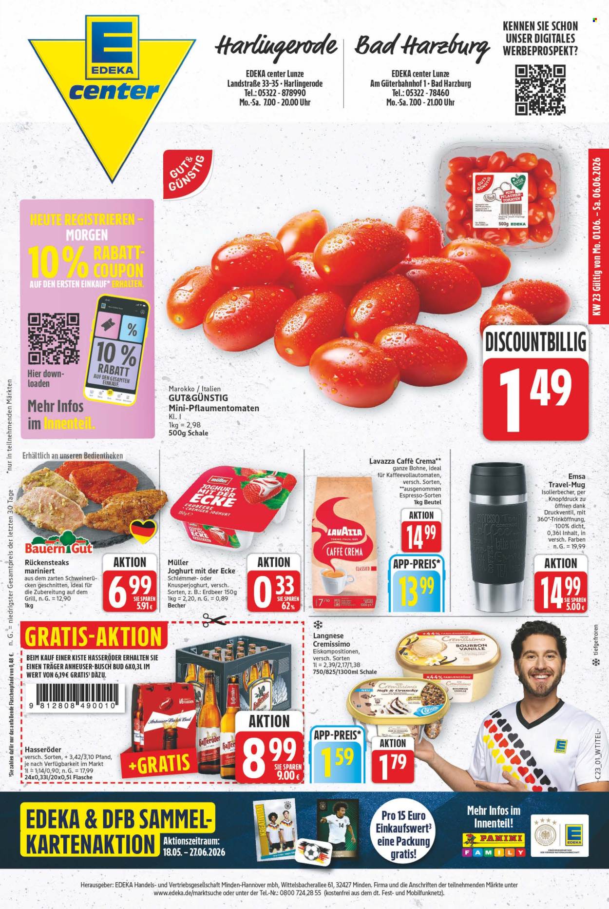 E center Prospekte  - 1.06.2026 - 6.06.2026. Seite 1