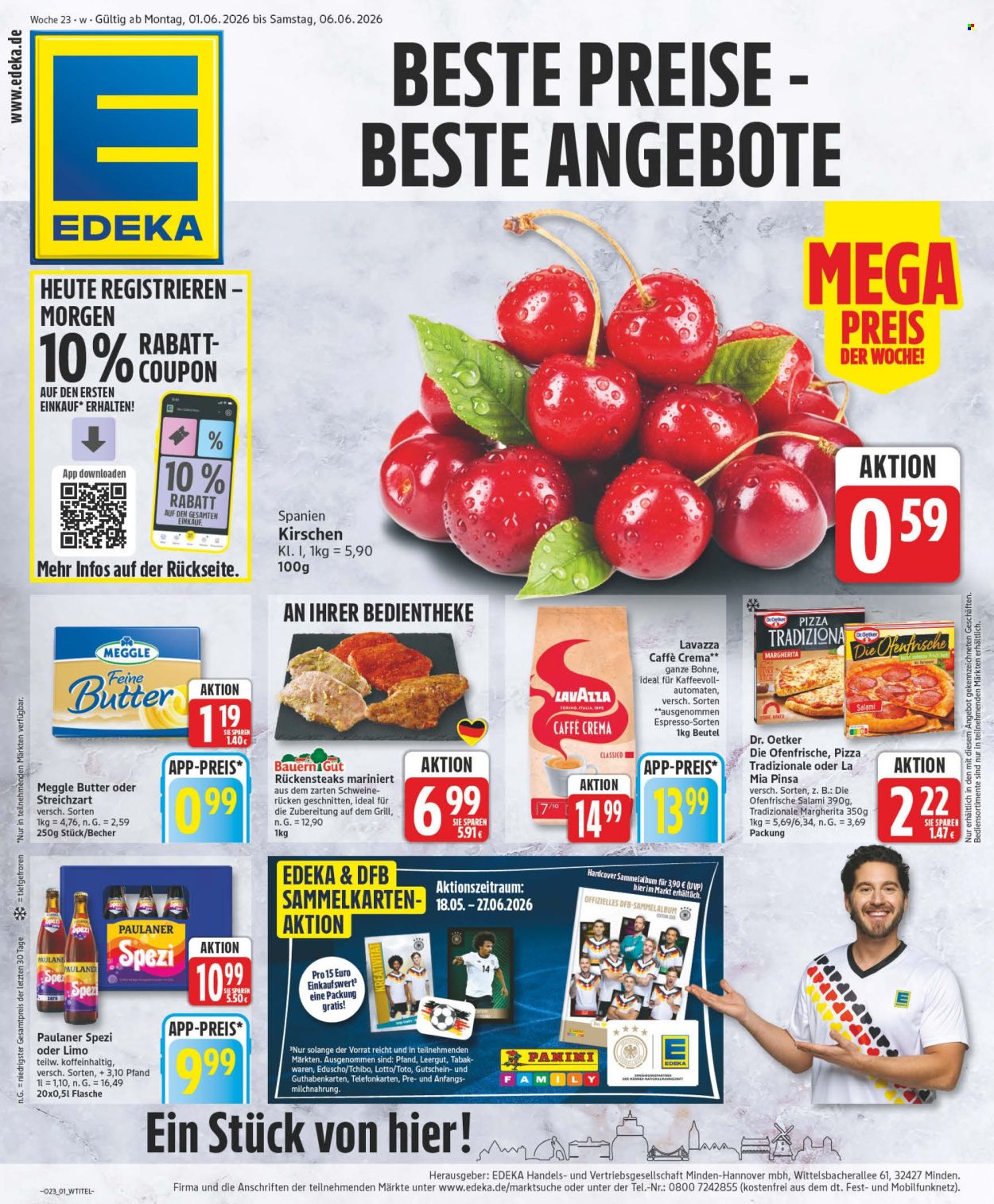 Edeka Prospekte  - 1.06.2026 - 6.06.2026. Seite 1