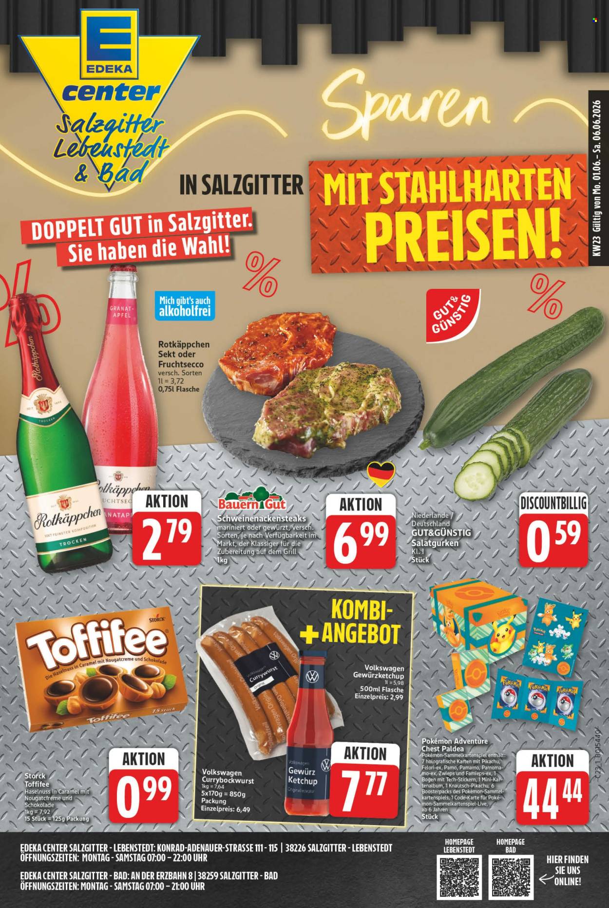 E center Prospekte  - 1.06.2026 - 6.06.2026. Seite 1