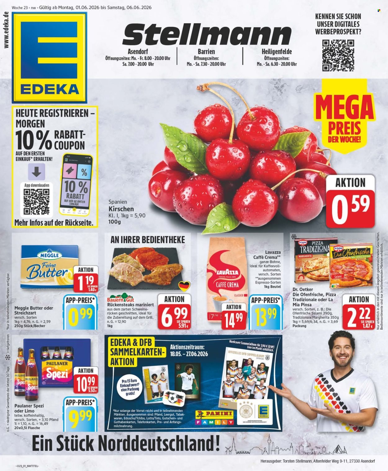 Edeka Prospekte  - 1.06.2026 - 6.06.2026. Seite 1