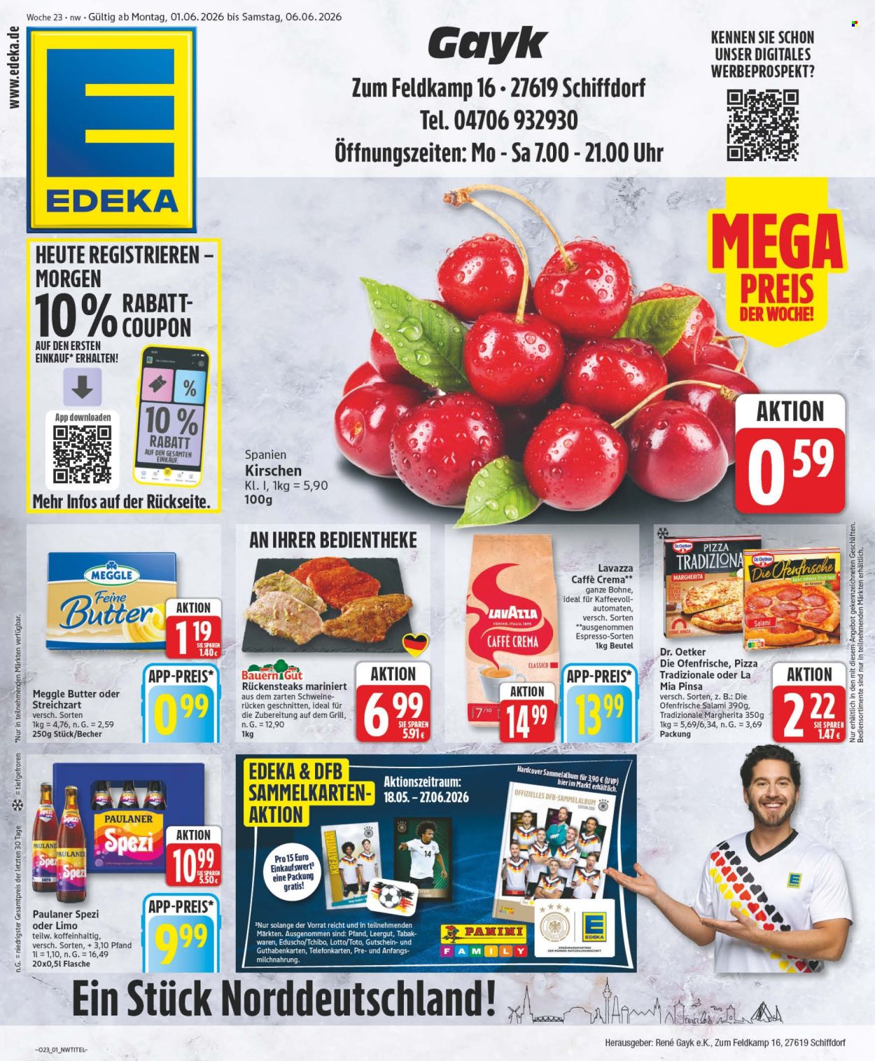Edeka Prospekte  - 1.06.2026 - 6.06.2026. Seite 1