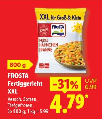 FROSTA Fertiggericht XXL