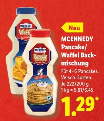 MCENNEDY Pancake/Waffel Backmischung