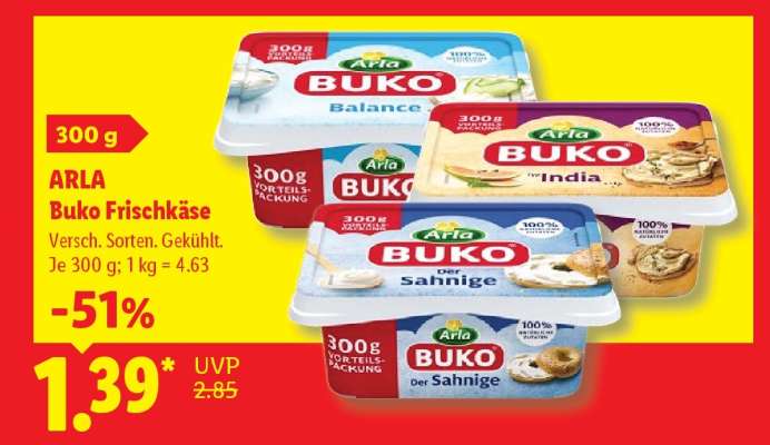ARLA Buko-Frischkäse