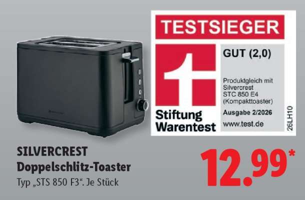 SILVERCREST Doppelschlitz-Toaster