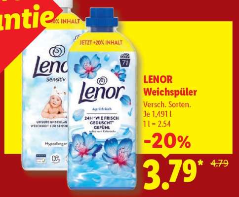 Lenor Weichspüler